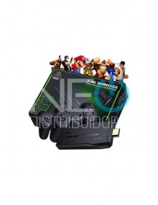 VIDEO GAME STICK LITE RETRO 64GB COM JOGO SUPER MARIO